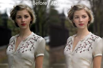do adobe photoshop editing and retouching,background removal