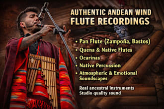 capture the essence of the andes with professional flute recordings