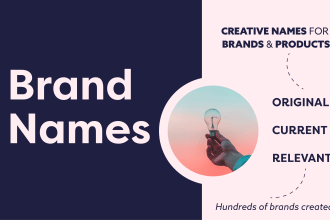 create the perfect name for your brand or product