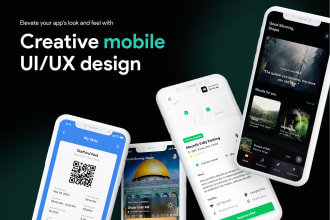 create a unique mobile app UI UX design