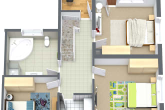 redraw 3d floor plan for you by roomsketcher