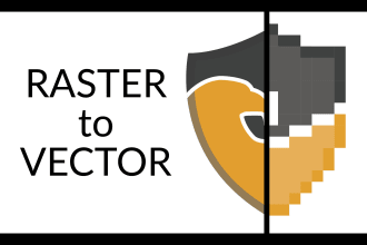 turn your raster logo to vector