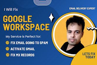 fix google workspace email deliverability issue