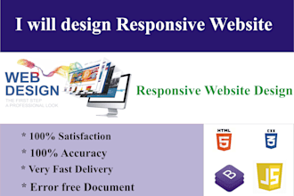design responsive website for you