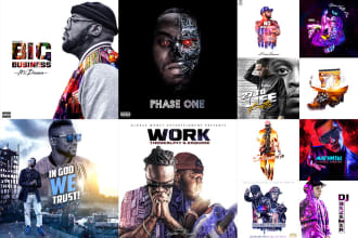 design professional album cover , mixtape cover design