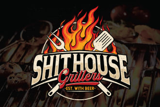 make hand drawn logo and t shirt design