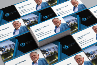 do a unique, minimal, professional custom business card or visiting card design