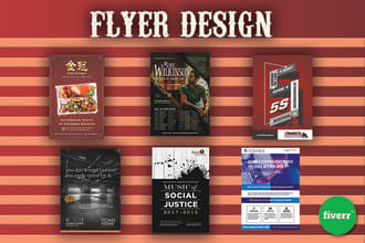 do flyer design as you seek