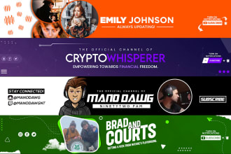 design a fabulous youtube banner for you