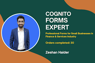 make cognito forms form for small businesses in financial and service industry