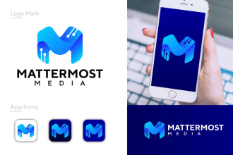 design 3 modern tech startup crypto security technology app website logo
