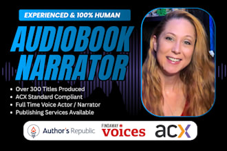 be your american female audiobook narrator