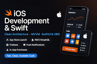 develop an ios app for iphone and ipad in swift and swiftui