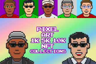 create a pixel art nft collection for your project
