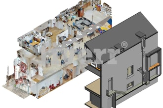 convert any file, point cloud to revit rvt or rfa parametric