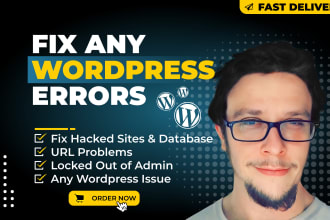 fix any wordpress problem you may have
