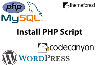install any php script from codecanyon on server