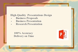 create professional business assignments, PPT, and ms word documents