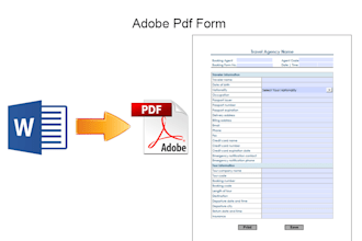 make fillable PDF form