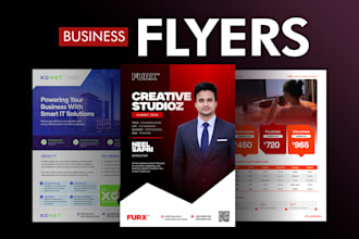 design a modern business flyer for marketing and promotion