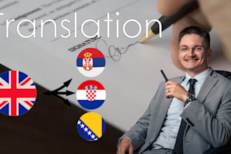 translate from english to serbian croatian bosnian and back