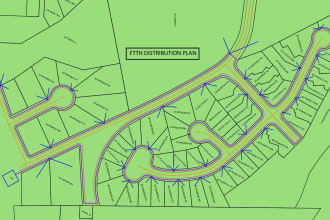 draw your maps and drawings in autocad and gis