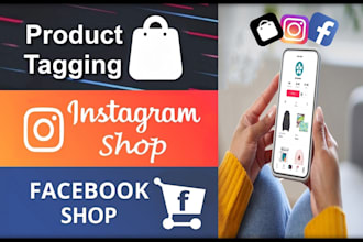 setup facebook shop and instagram shop with product catalog and tagging