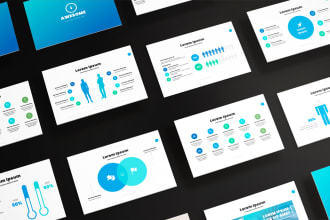 design a clean and modern powerpoint presentation