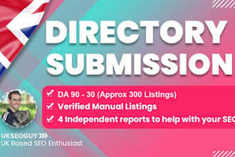 perform directory submission for UK SEO providing link building local citations