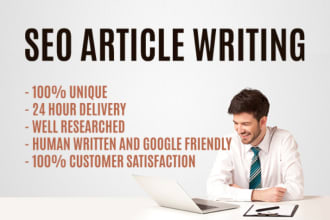 write a blog or SEO article up to 600 words