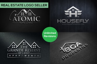 do real estate, property, constructions, builders logo