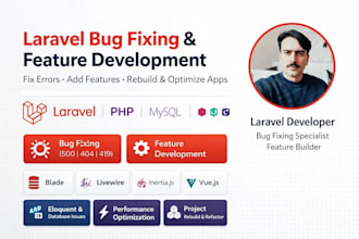 be your fullstack web developer and bug fixer for websites