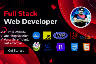 your full stack web developer and bugs fixer