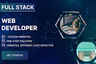 be full stack web developer laravel, react, php web developer