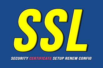 install SSL certificate for security padlock on website