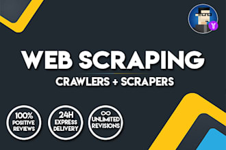 scrape and crawl websites for data