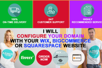 configure your domain with your wix, bigcommerce or squarespace website