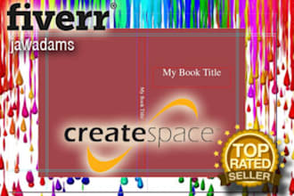 design a CreateSpace book cover for you