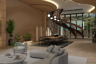 do interior design modeling and rendering