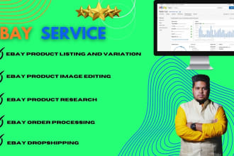 do ebay products listing expert and variation