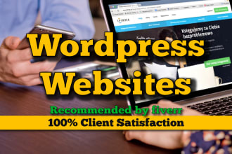 be your wordpress expert redesign wordpress elementor site expert