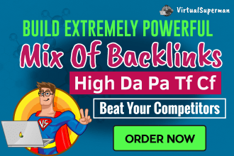 help you rank with high authority mix of SEO backlinks