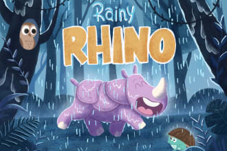 create a beautiful children story book illustration