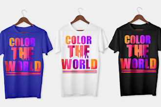 do creative  typography illustration tshirt