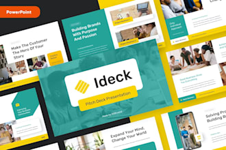 design impressive presentation for your business pitch