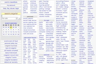 post up to 5 ads on Craigslist or Backpage