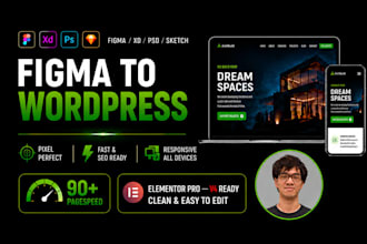 convert figma to wordpress, figma to elementor, lovable to wordpress