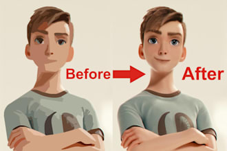 vector tracing or redraw any image from any image, sketch