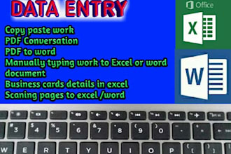 do copy paste and manually typing