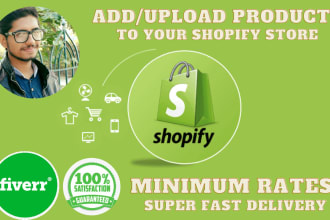 upload products or add products to your shopify store